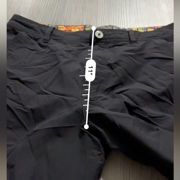 Vintage Y2K Lululemon Black‎ 9" Inseam Casual Golf Shorts Size 34 Retro - Picture 8 of 9